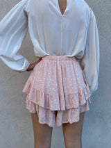 Gonna pantaloncino ROSA/ORO - ANNAROCK