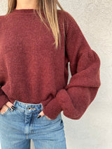 Maglioncino baloon BORDEAUX - VICOLO