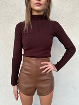 Lupetto costine MORO - KONTATTO