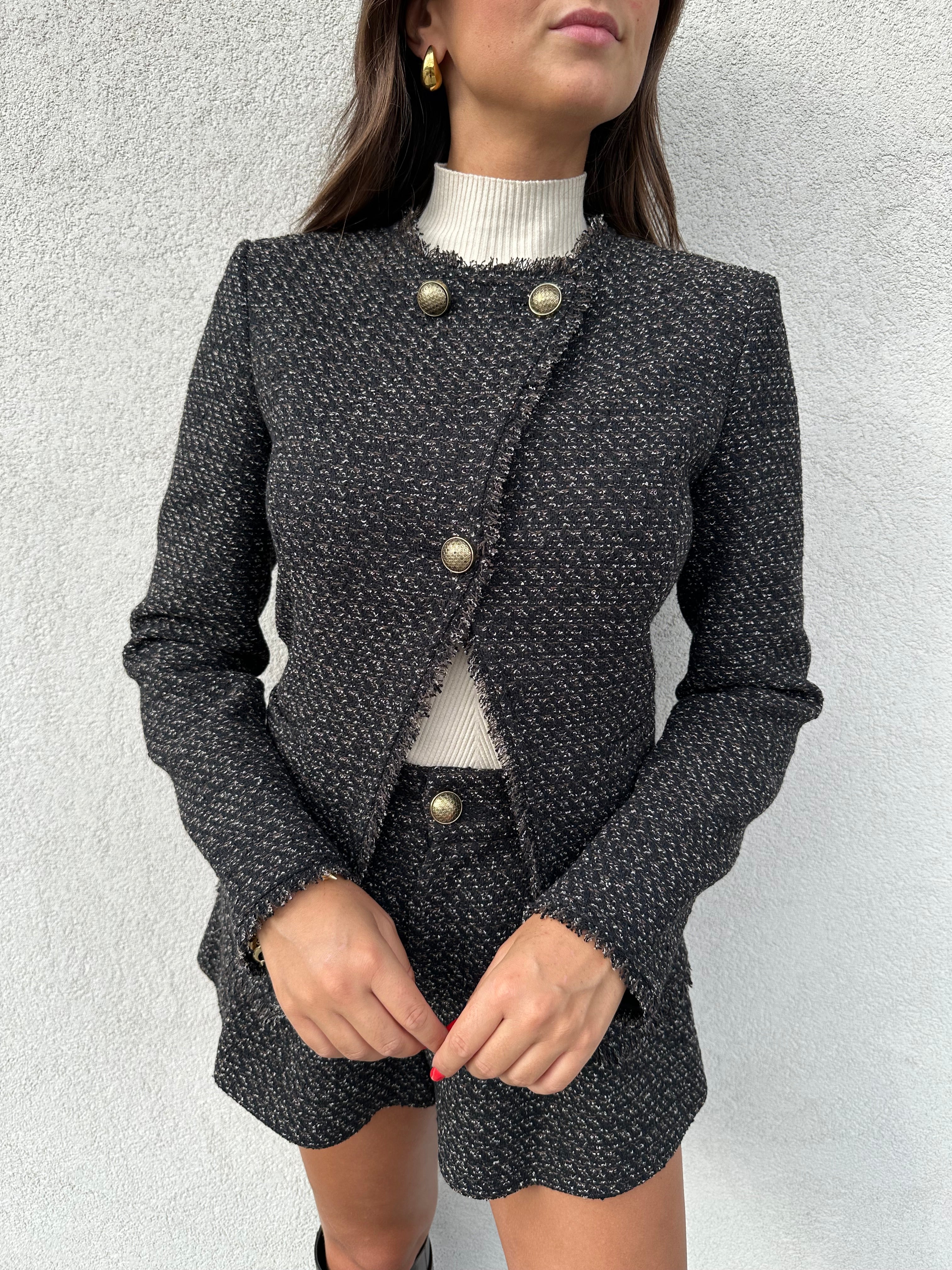 Giacca coreana tweed - VICOLO
