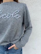 Maglioncino logo GRIGIO - VICOLO