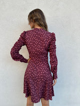 Abito MIA papillon bordeaux - MAR DE MARGARITAS