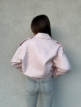 Bomber ecopelle ROSA - VICOLO