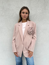 Giacca fiore ROSA CIPRIA - VICOLO