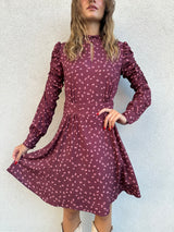 Abito MIA papillon bordeaux - MAR DE MARGARITAS