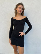 Abito torchon NERO - PATRIZIA PEPE