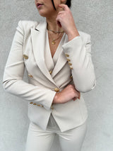 Giacca bottoni GREIGE - SILENCE LIMITED