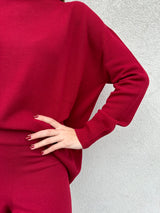 Maglia lupetto CILIEGIA - KONTATTO