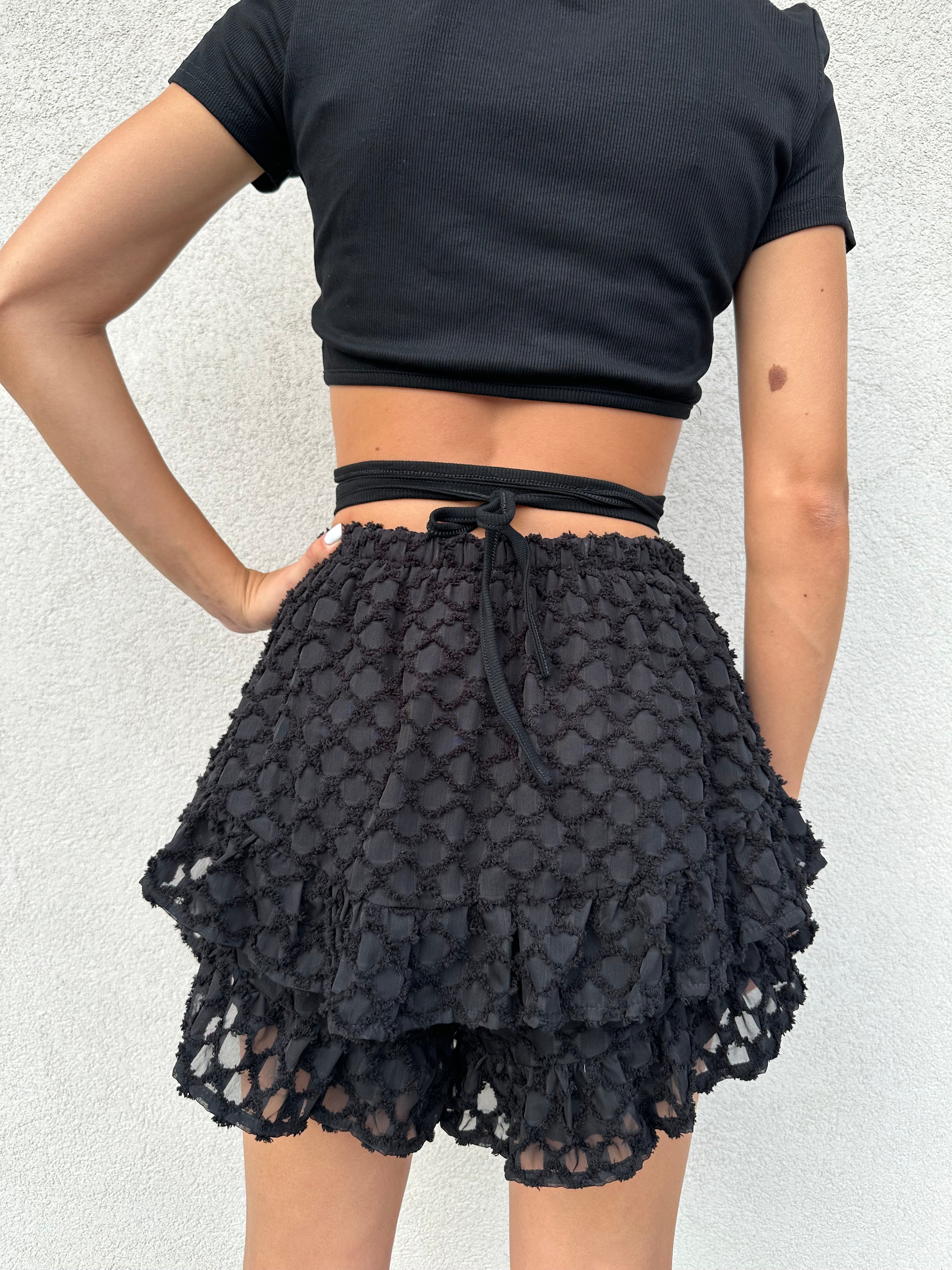 Gonna pantaloncino NERA - ANNAROCK