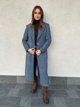 Cappotto spigato lurex - SILENCE LIMITED