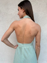 Abito MINA verde acqua - SILENCE LIMITED