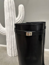 Stivale rovesciato fibbia argento - VIAROMA15