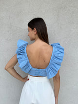 Top romantico AZZURRO - SILENCE LIMITED