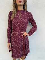 Abito MIA papillon bordeaux - MAR DE MARGARITAS