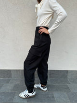 Pantalone cargo NERO - VICOLO