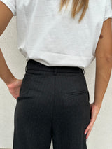 Pantalone gessato strass - VICOLO