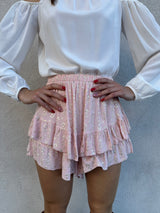 Gonna pantaloncino ROSA/ORO - ANNAROCK