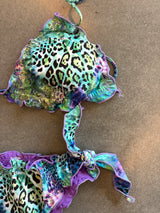 Bikini triangolo frou frou PATCH ANIMALIER - 4GIVENESS