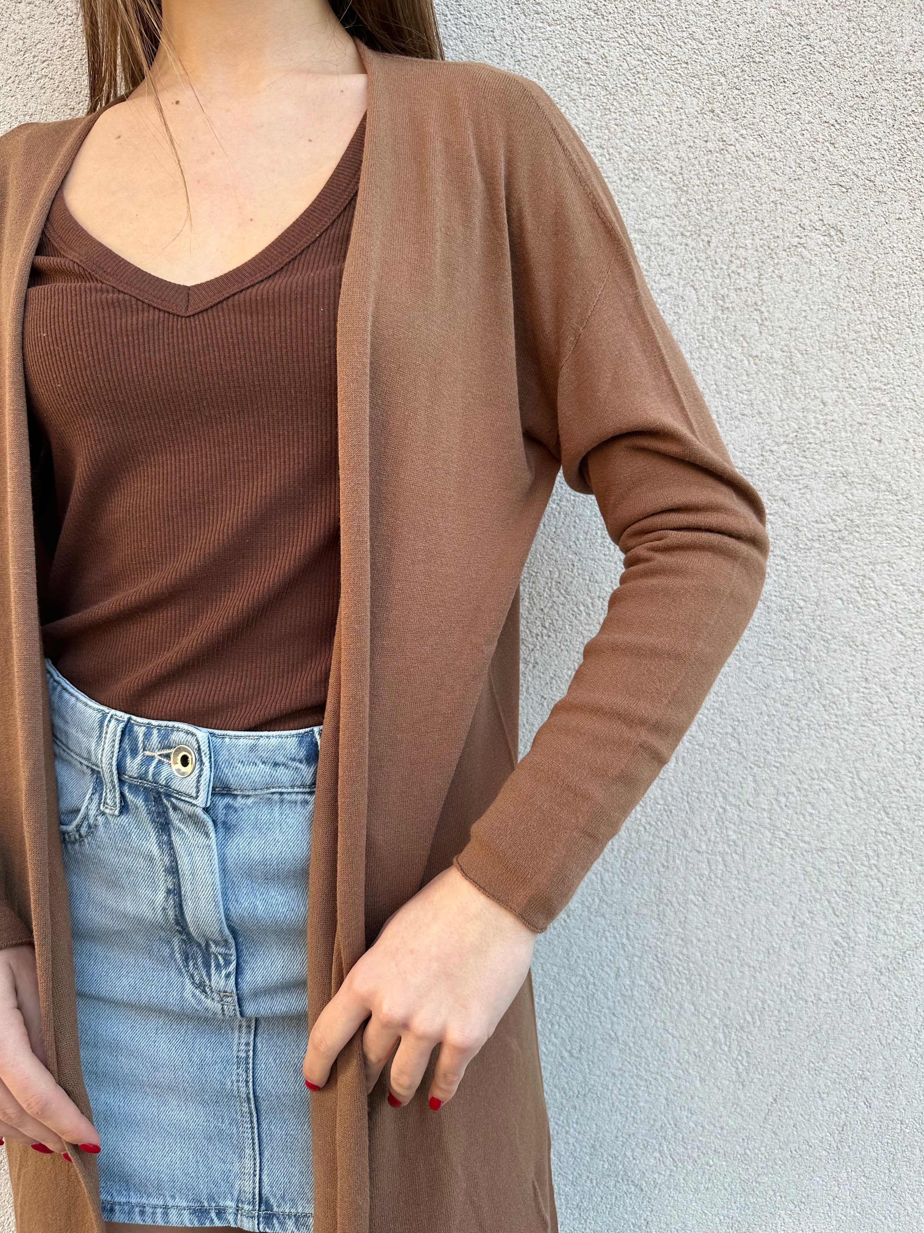 Cardigan fluido GIANDUIA - VICOLO