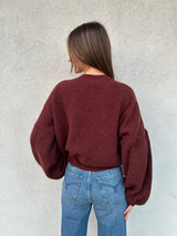 Maglioncino baloon BORDEAUX - VICOLO