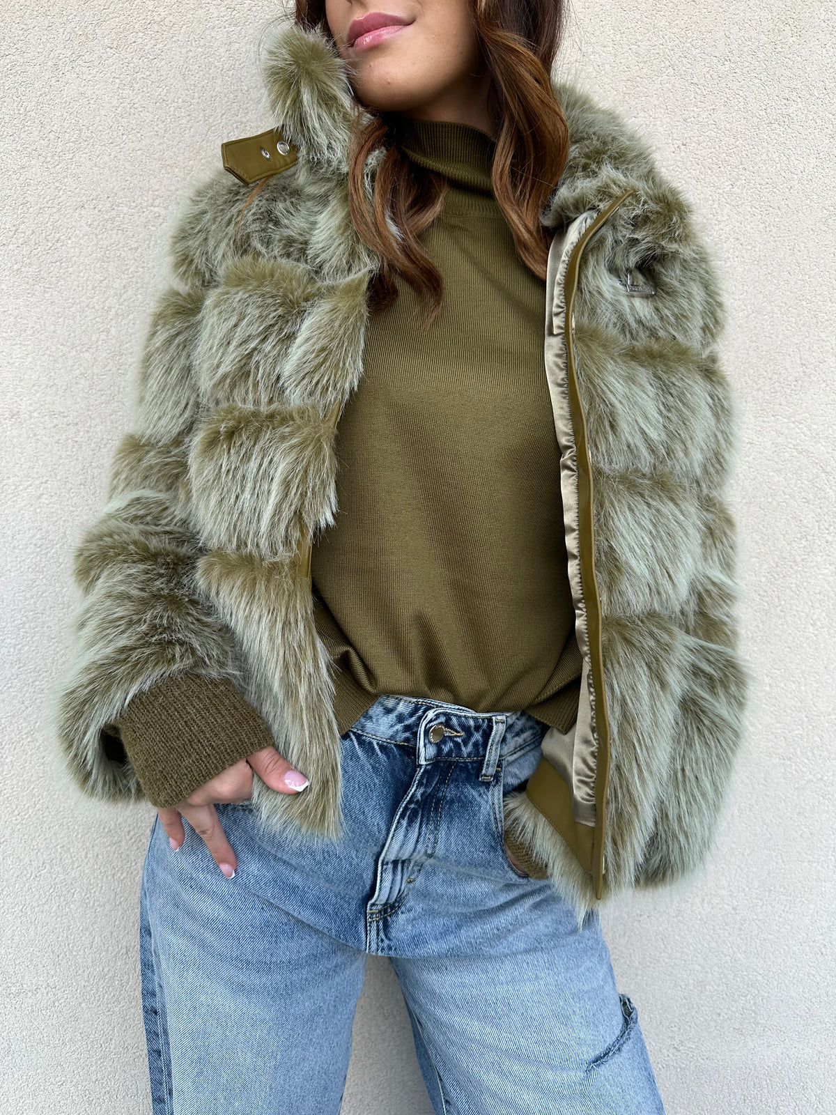Ecopelliccia VERDE - PATRIZIA PEPE