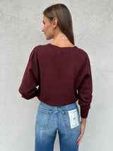 Cardigan BORDEAUX - VICOLO