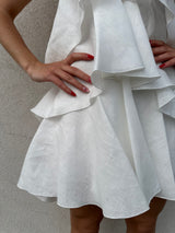 Abito balze BIANCO - SILENCE LIMITED