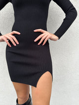 Abito spacchetto NERO - VICOLO