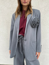 Giacca fiore GRIGIO - VICOLO