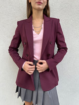 Giacca doppiopetto BORDEAUX - PATRIZIA PEPE