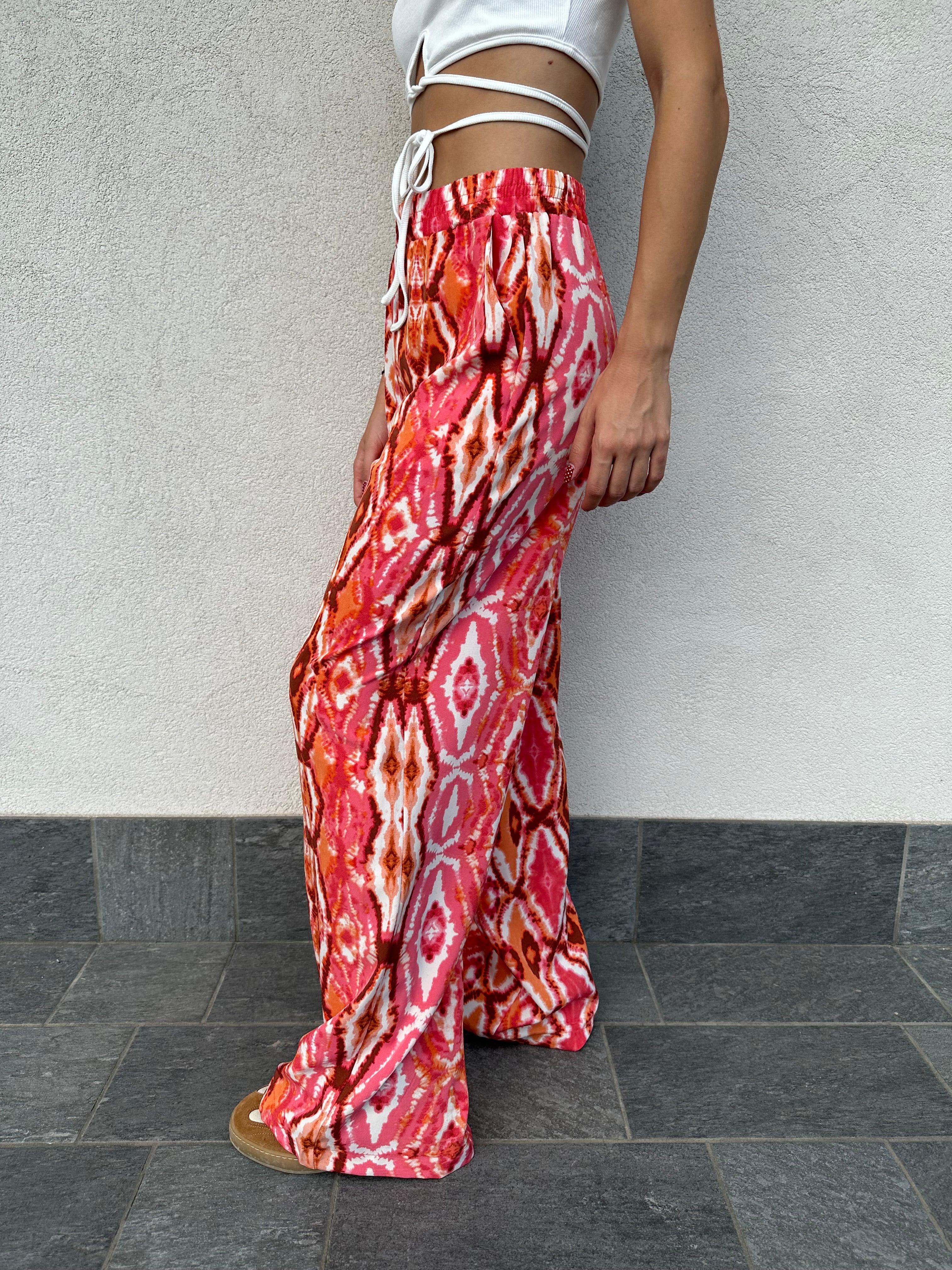 Pantalone fantasia coral - ANNAROCK