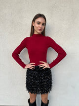 Gonna frangette paillettes - VICOLO