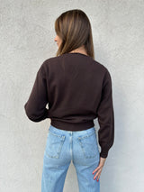 Cardigan CIOCCOLATO - VICOLO