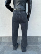 Jeans taglio vivo NERO - ANNAROCK