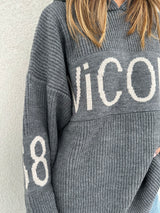 Maglione cappuccio GRIGIO - VICOLO