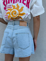 Pantaloncino denim chiaro - VICOLO
