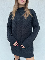 Maxi abito trecce NERO - PATRIZIA PEPE