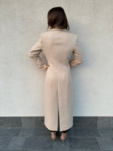 Cappotto monopetto BEIGE - SILENCE LIMITED