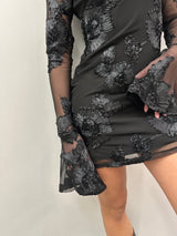 Abito fiori e trasparenze - ANNAROCK