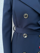 Trench BLU NAVY - PATRIZIA PEPE