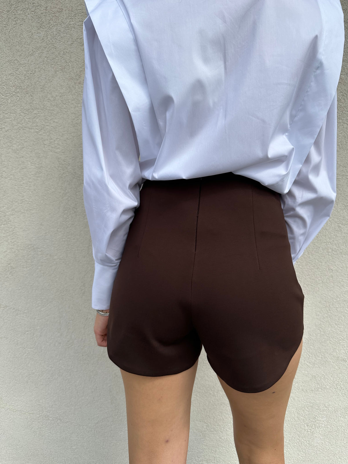 Shorts punto stoffa MORO - SILENCE LIMITED