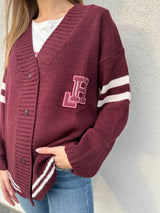 Cardigan college BORDEAUX - HINNOMINATE