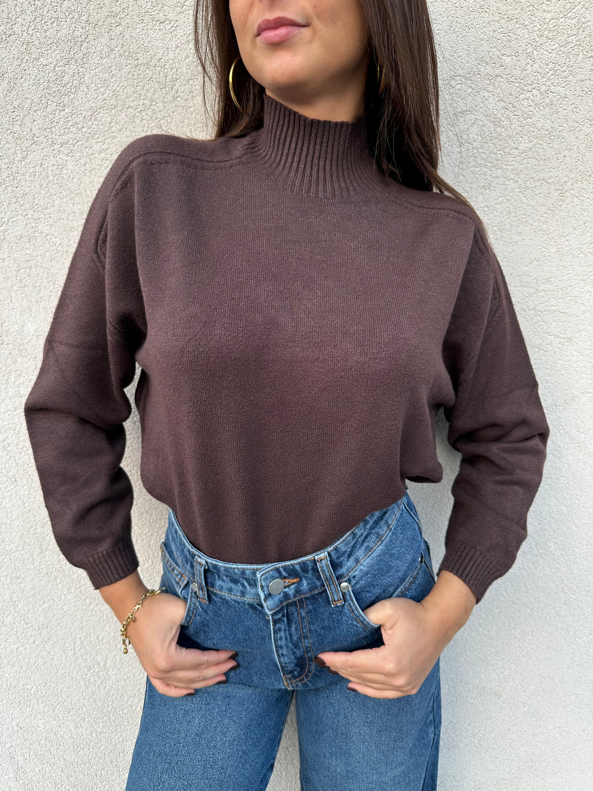 Maglione scatoletta MORO - VICOLO