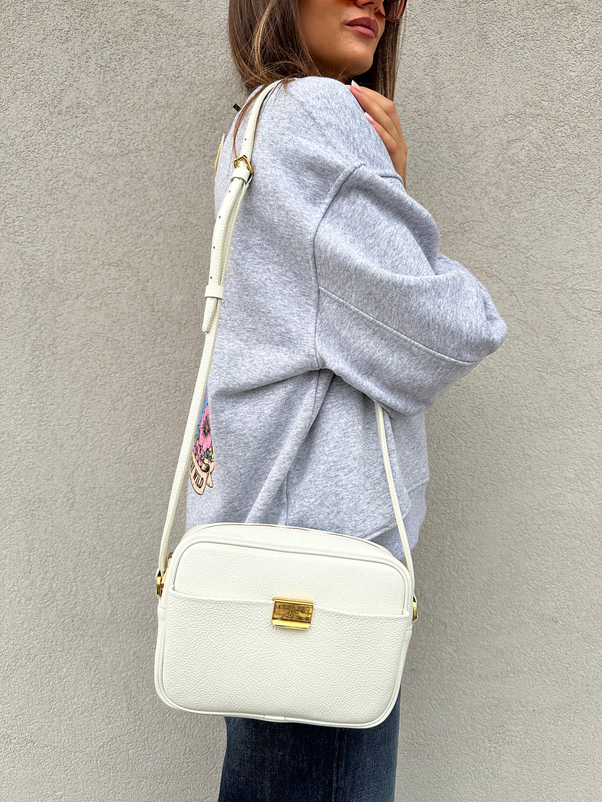Borsa tracolla basic BIANCA - PATRIZIA PEPE