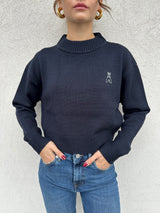 Maglione crop BLU - PATRIZIA PEPE