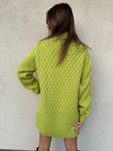 Maxi abito trecce LIME - PATRIZIA PEPE