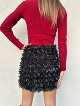 Gonna frangette paillettes - VICOLO