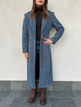 Cappotto spigato lurex - SILENCE LIMITED