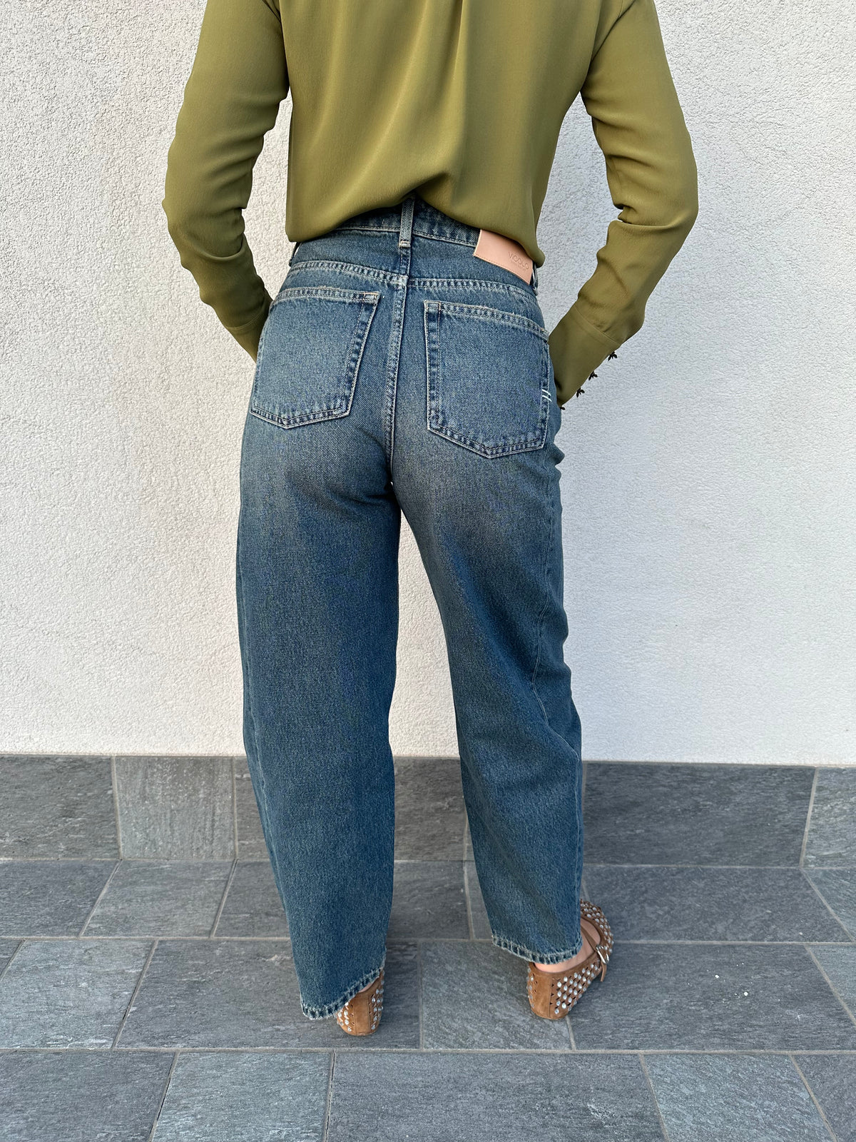 Jeans barrel CHIARA vintage blue - VICOLO