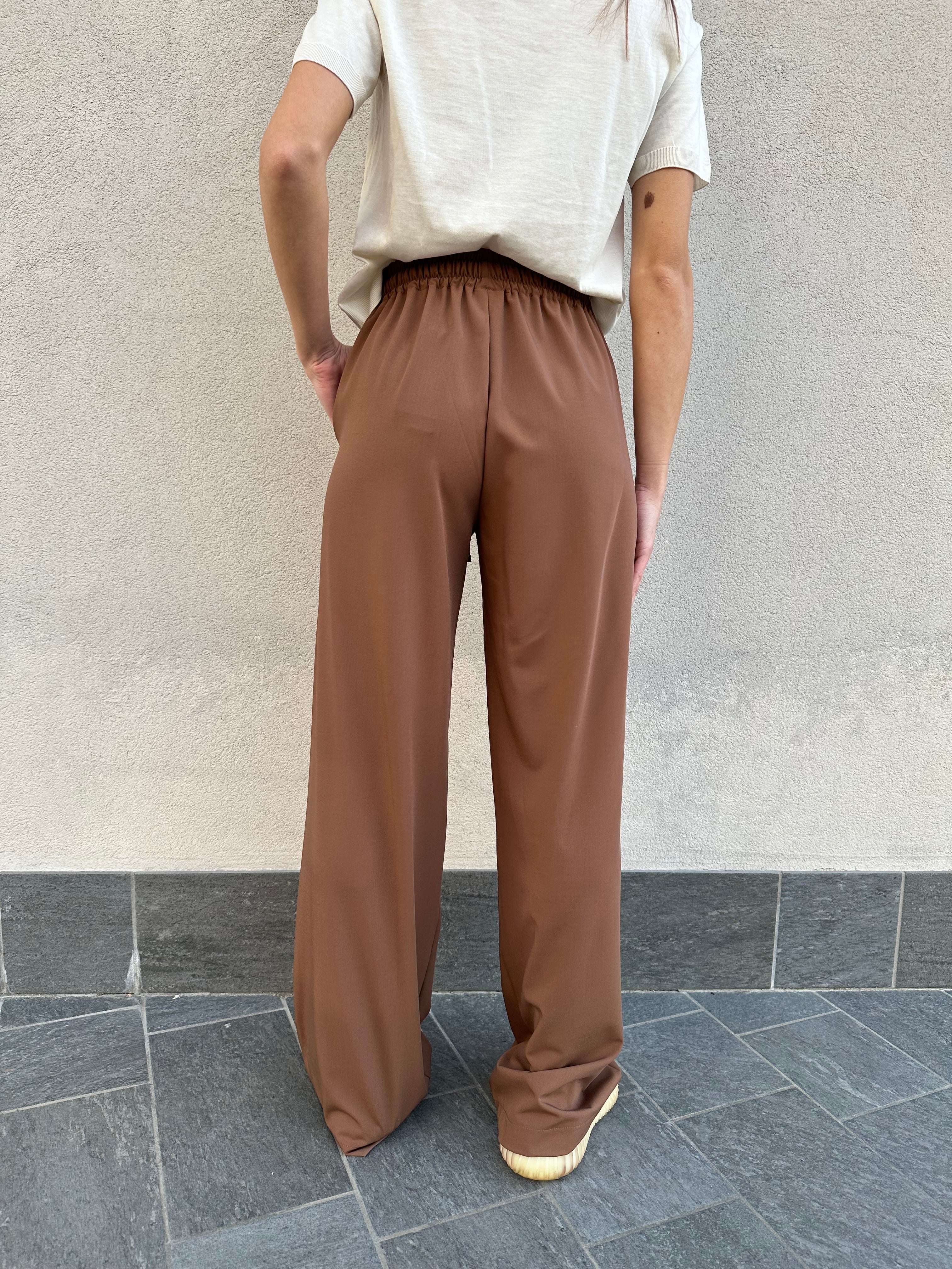 Pantalone coulisse MOKA - HINNOMINATE